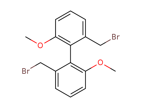 15330-99-1,1,1'-Biphenyl,2,2'-bis(bromomethyl)-6,6'-dimethoxy-,o,o'-Bitolyl,a,a'-dibromo-6,6'-dimethoxy- (8CI); NSC 172563