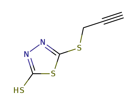5-(Prop-2-ynylthio)-1,3,4-thiadiazole-2-thiol