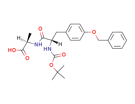 D-Alanine,
N-[N-[(1,1-dimethylethoxy)carbonyl]-O-(phenylmethyl)-L-tyrosyl]-(63769-53-9)
