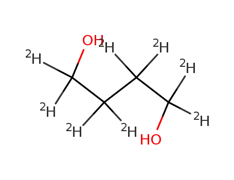 Molecular Structure of 74829-49-5 (1,4-BUTANEDIOL-1,1,2,2,3,3,4,4-D8)