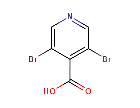Molecular Structure of 13958-91-3 (3,5-Dibromopyridine-4-carboxylic acid)