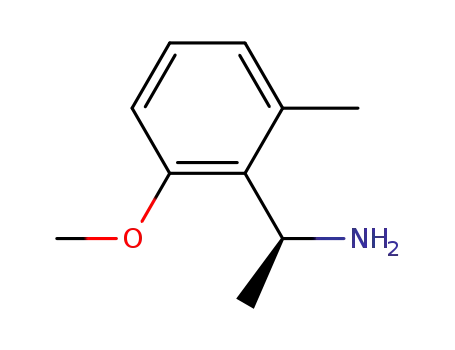 Molecular Structure of 702684-37-5 (Benzenemethanamine, 2-methoxy-alpha,6-dimethyl-, (alphaS)- (9CI))