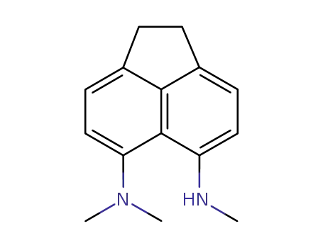 Molecular Structure of 79687-96-0 (5,6-Acenaphthylenediamine, 1,2-dihydro-N,N,N'-trimethyl-)