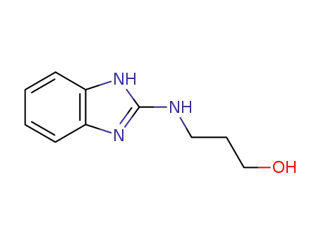 Molecular Structure of 120161-08-2 (1-Propanol,3-(1H-benzimidazol-2-ylamino)-(9CI))