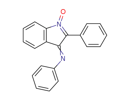Benzenamine, N-(1-oxido-2-phenyl-3H-indol-3-ylidene)-