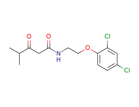 4-methyl-3-oxo-pentanoic acid [2-(2,4-dichloro-phenoxy)-ethyl]-amide