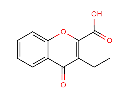 4H-1-Benzopyran-2-carboxylicacid,3-ethyl-4-oxo-(8CI)