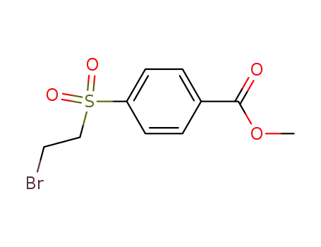 Benzoic acid, 4-[(2-bromoethyl)sulfonyl]-, methyl ester