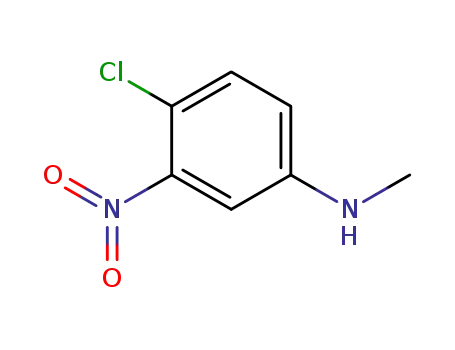 Molecular Structure of 16330-03-3 (4-chloro-N-methyl-3-nitro-aniline)