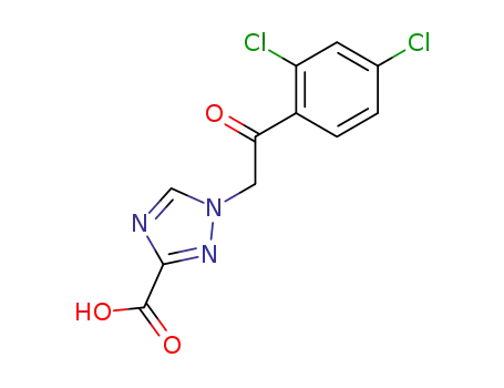 1-[2-(2,4-dichloro-phenyl)-2-oxo-ethyl]-1<i>H</i>-[1,2,4]triazole-3-carboxylic acid