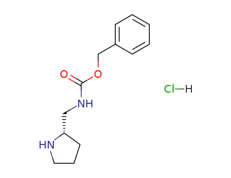 Benzyl [(2S)-2-pyrrolidinylmethyl]carbamate hydrochloride (1:1)