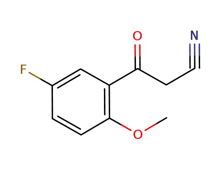2-Cyano-1-(5-fluoro-2-methoxy-phenyl)-ethanone