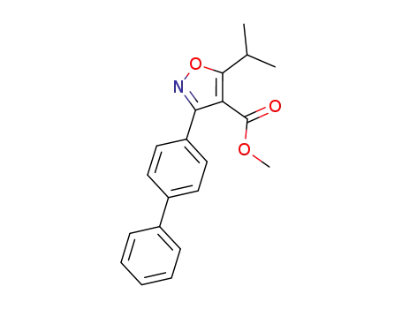 methyl 3-biphenyl-4-yl-5-isopropylisoxazole-4-carboxylate