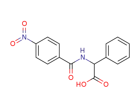 Molecular Structure of 63013-15-0 ([(4-nitrobenzoyl)amino](phenyl)acetic acid)