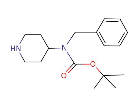 Carbamic acid, N-(phenylmethyl)-N-4-piperidinyl-,1,1-dimethylethyl ester