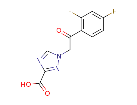 1-[2-(2,4-difluoro-phenyl)-2-oxo-ethyl]-1<i>H</i>-[1,2,4]triazole-3-carboxylic acid