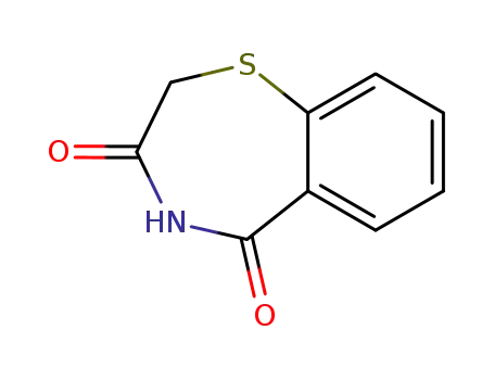 Molecular Structure of 92970-91-7 (1,4-Benzothiazepine-3,5(2H,4H)-dione)