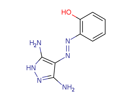 Molecular Structure of 140651-20-3 (Phenol, 2-[(3,5-diamino-1H-pyrazol-4-yl)azo]-)