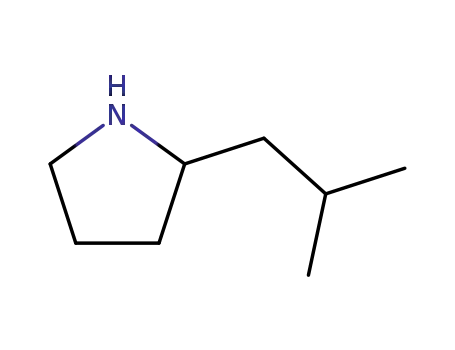 Molecular Structure of 124602-03-5 (2-(2-METHYLPROPYL)PYRROLIDINE)
