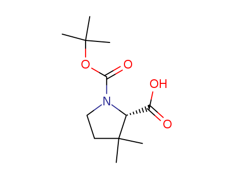 1,2-Pyrrolidinedicarboxylicacid, 3,3-dimethyl-, 1-(1,1-dimethylethyl) ester, (2S)-
