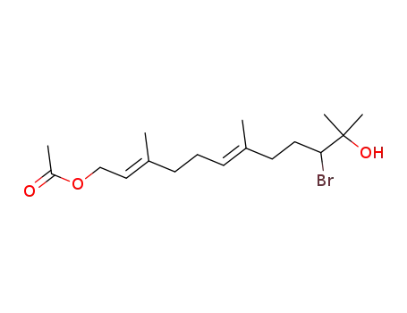 2,6-Dodecadiene-1,11-diol, 10-bromo-3,7,11-trimethyl-, 1-acetate,
(E,E)-