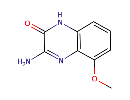 Molecular Structure of 659729-79-0 (2(1H)-Quinoxalinone,3-amino-5-methoxy-(9CI))