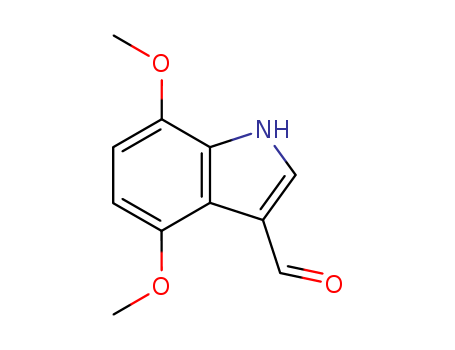 4,7-DIMETHOXY-1H-INDOLE-3-CARBALDEHYDE  Cas no.170489-17-5 98%