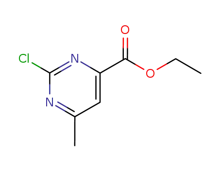 Molecular Structure of 265328-14-1 (ETHYL 2-CHLORO-6-METHYLPYRIMIDINE-4-CARBOXYLATE)