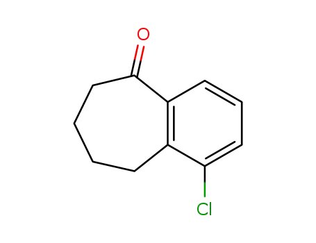 Molecular Structure of 21413-75-2 (1-CHLORO-6,7,8,9-TETRAHYDRO-5H-BENZO[7]ANNULEN-5-ONE)