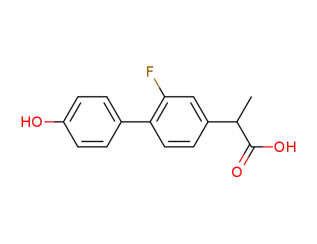 Molecular Structure of 52807-12-2 (4'-hydroxyflurbiprofen)