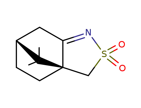 Molecular Structure of 60886-80-8 ((1S)-(-)-CAMPHORSULFONYLIMINE)