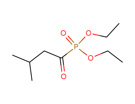 Molecular Structure of 19934-91-9 (Phosphonic acid, (3-methyl-1-oxobutyl)-, diethyl ester)