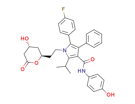 Molecular Structure of 163217-70-7 (P-HYDROXY ATORVASTATIN LACTONE)