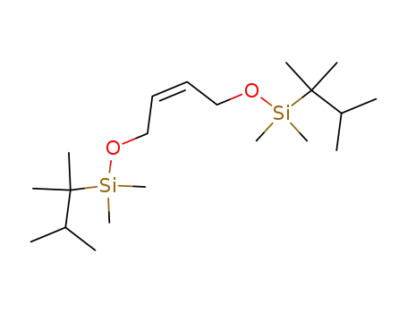 Molecular Structure of 220496-84-4 ((Z)-1,4-bis-(dimethyl(1,1,2-trimethylpropyl)silyloxy)-2-butene)