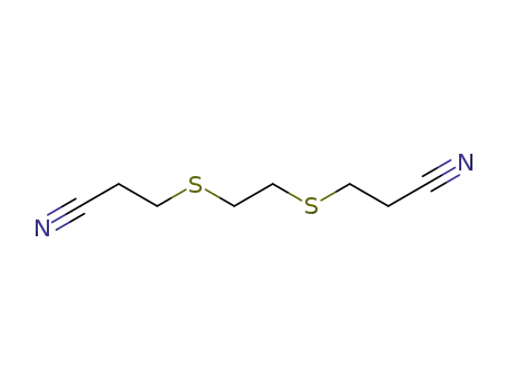 Molecular Structure of 86180-54-3 (1,2-Bis(2-cyanoethylthio)ethane)