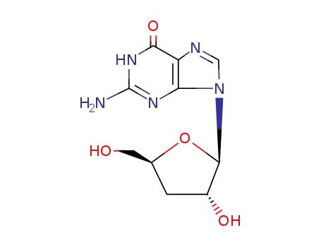 Molecular Structure of 3608-58-0 (3'-DEOXYGUANOSINE)