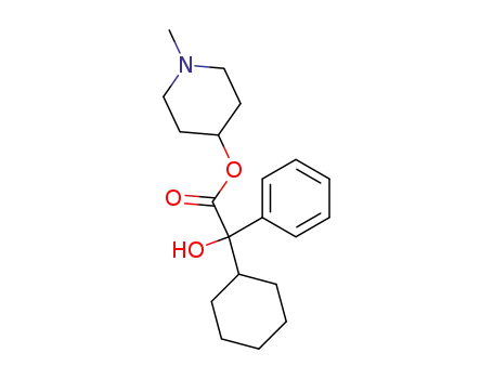N-methylpiperidine-4-yl-2-cyclohexyl-2-hydroxy-2- phenylacetate