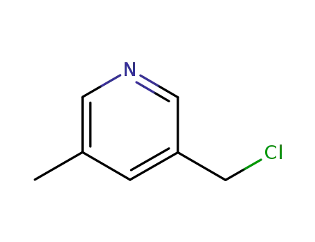 Molecular Structure of 158876-83-6 (Pyridine, 3-(chloromethyl)-5-methyl- (9CI))