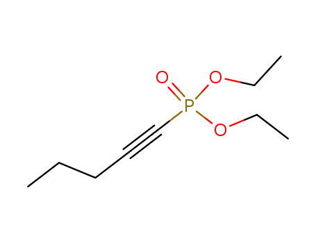 Molecular Structure of 7579-98-8 (Phosphonic acid, 1-pentynyl-, diethyl ester)