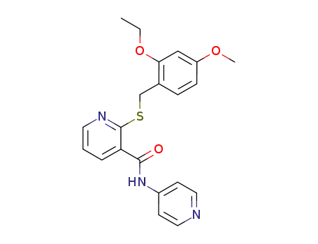 2-(2-Ethoxy-4-methoxy-benzylsulfanyl)-N-pyridin-4-yl-nicotinamide