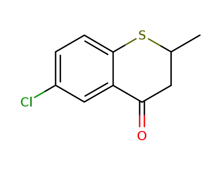 Molecular Structure of 147713-35-7 (6-CHLORO-2-METHYL-3,4-DIHYDRO-2H-1-BENZOTHIIN-4-ONE)