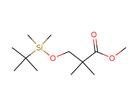 Propanoic acid, 3-[[(1,1-dimethylethyl)dimethylsilyl]oxy]-2,2-dimethyl-,
methyl ester
