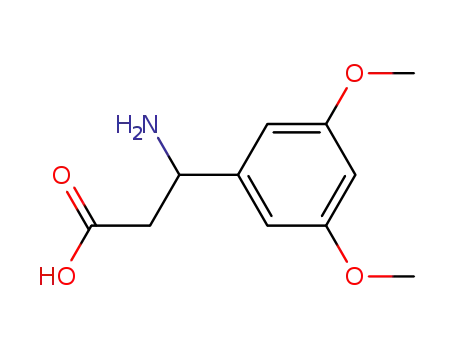 Molecular Structure of 792183-19-8 ((R)-3-Amino-3-(3,5-dimethyl)-propionic acid)