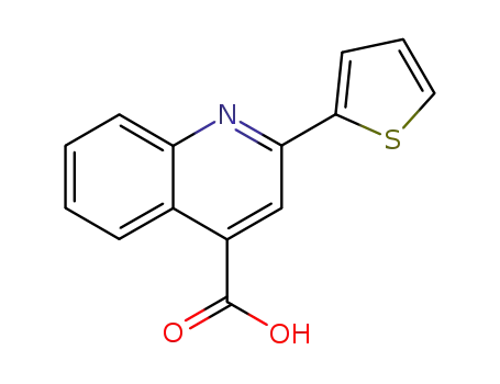 Molecular Structure of 31792-47-9 (2-THIOPHEN-2-YL-QUINOLINE-4-CARBOXYLIC ACID)