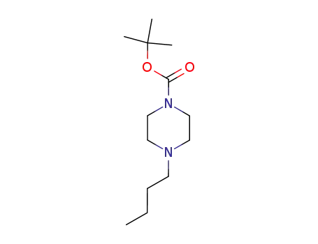 Molecular Structure of 412293-87-9 (1-Boc-4-butylpiperazine)