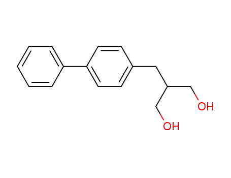 Molecular Structure of 152961-72-3 (2-(<1,1'-biphenyl>-4-ylmethyl)-1,3-propanediol)