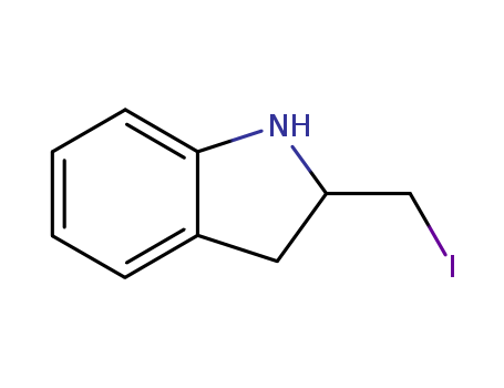 1H-Indole,2,3-dihydro-2-(iodomethyl)-
