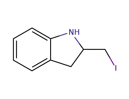Molecular Structure of 150535-13-0 (2-IODOMETHYLINDOLINE)