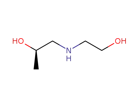 Molecular Structure of 168038-13-9 (2-Propanol, 1-[(2-hydroxyethyl)amino]-, (2R)-)