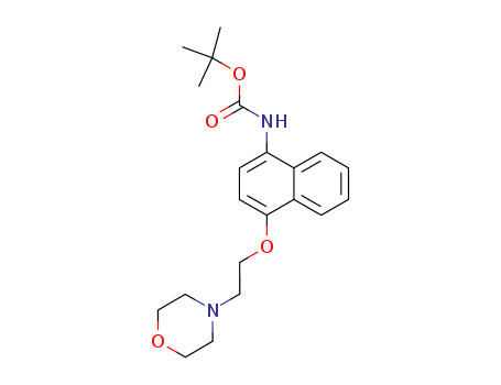 tert-butyl 4-(2-Morpholinoethoxy)naphthalen-1-ylcarbaMate